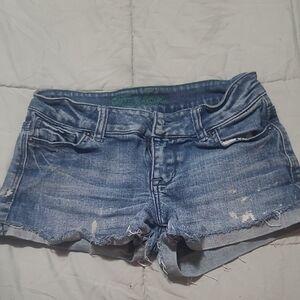 dELiA*s Blue Jean Shorts Distressed Cut-Off Style